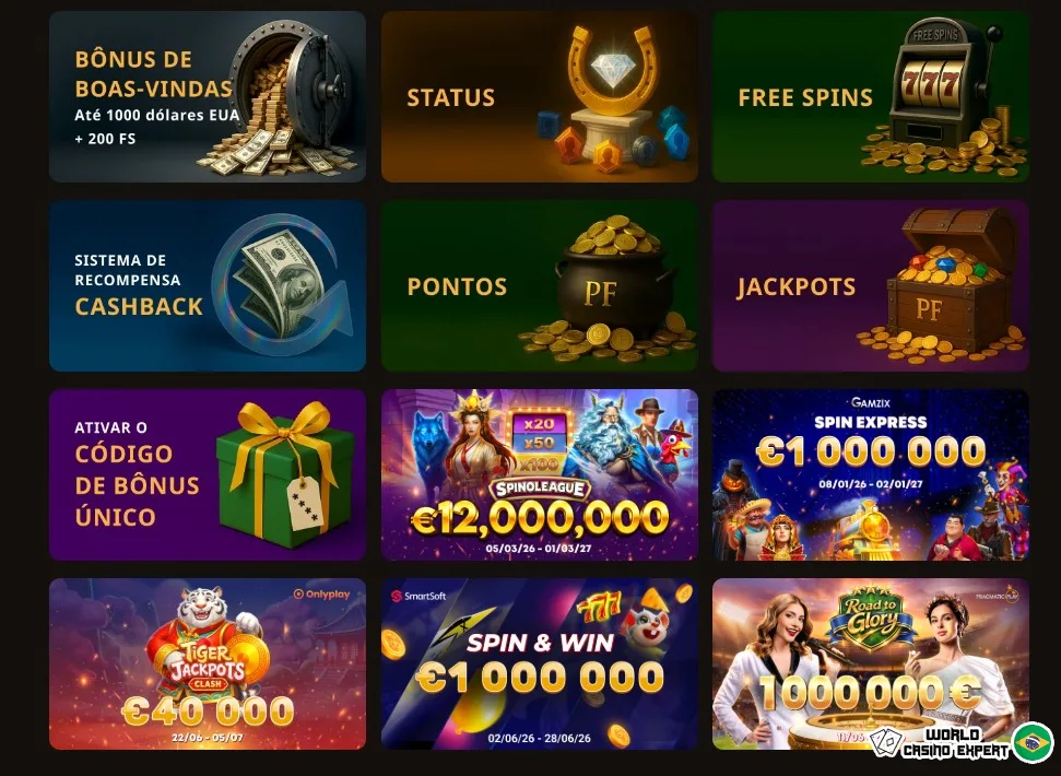 Bônus e promoções no PlayFortuna