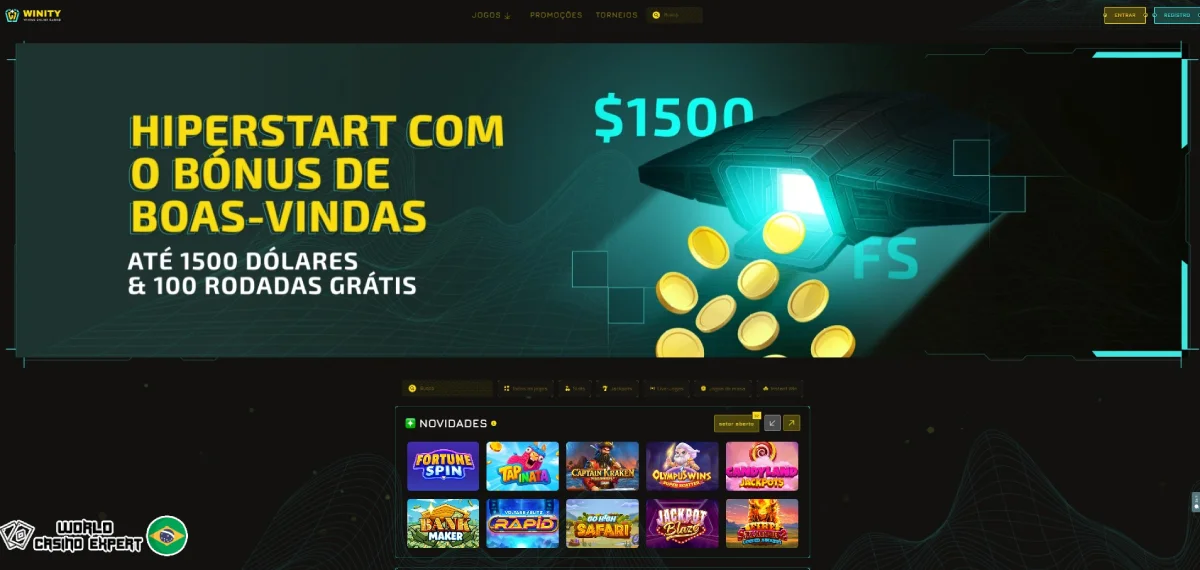 Avaliação do cassino online Winity