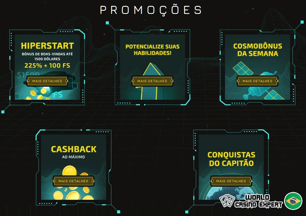 Bônus para jogadores brasileiros do cassino online Winity
