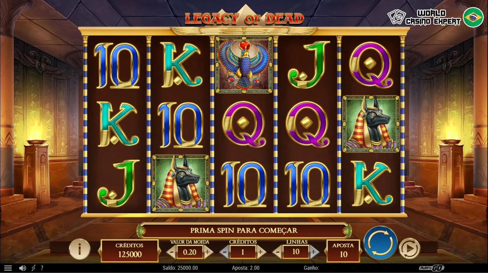 Análise do Caça-Níquel Legacy of Dead